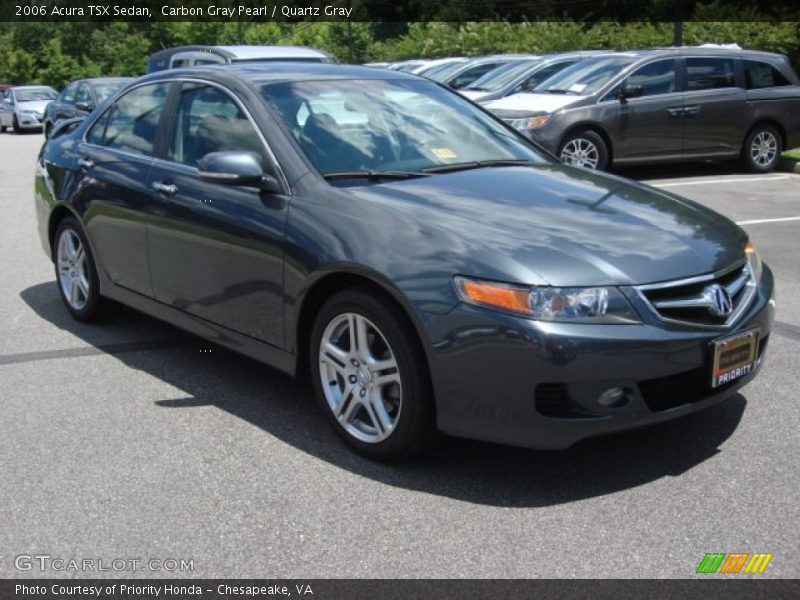 Carbon Gray Pearl / Quartz Gray 2006 Acura TSX Sedan