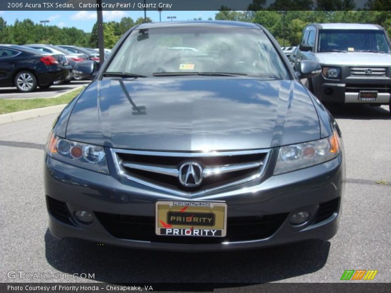Carbon Gray Pearl / Quartz Gray 2006 Acura TSX Sedan