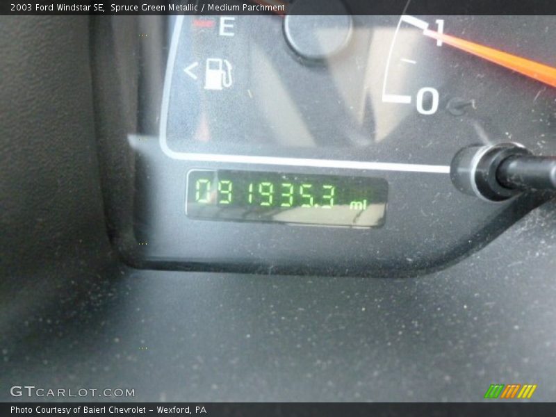 Spruce Green Metallic / Medium Parchment 2003 Ford Windstar SE