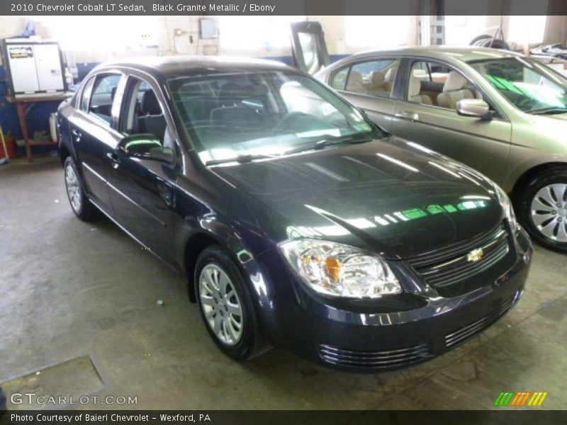 Black Granite Metallic / Ebony 2010 Chevrolet Cobalt LT Sedan