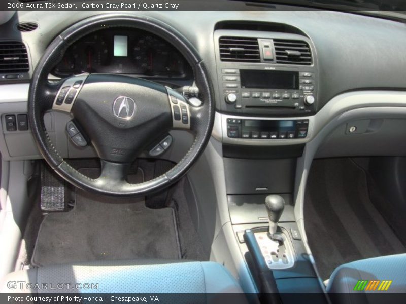Carbon Gray Pearl / Quartz Gray 2006 Acura TSX Sedan