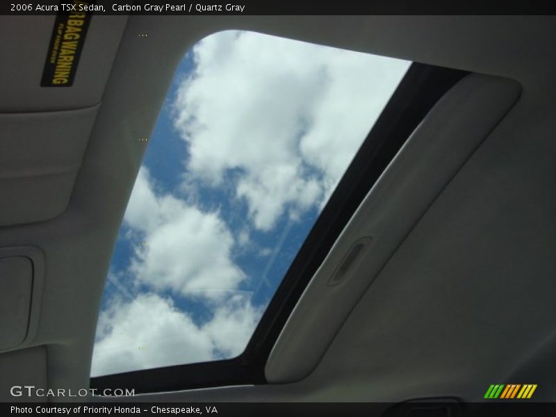 Carbon Gray Pearl / Quartz Gray 2006 Acura TSX Sedan