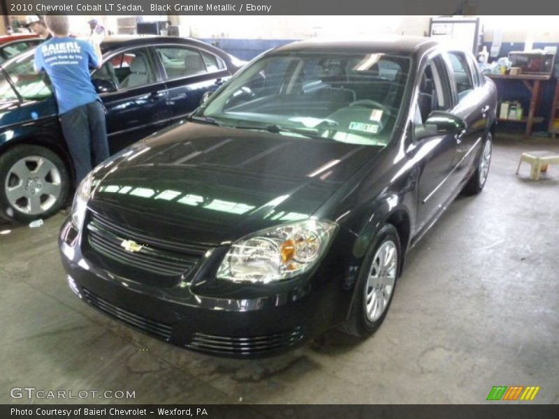 Black Granite Metallic / Ebony 2010 Chevrolet Cobalt LT Sedan
