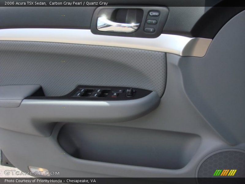Carbon Gray Pearl / Quartz Gray 2006 Acura TSX Sedan