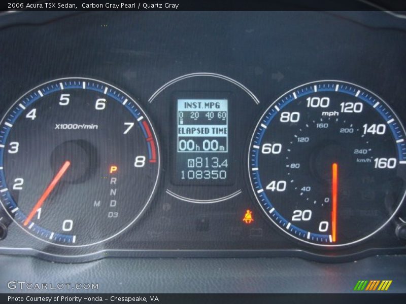 Carbon Gray Pearl / Quartz Gray 2006 Acura TSX Sedan