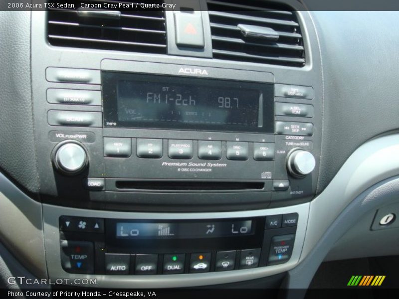 Carbon Gray Pearl / Quartz Gray 2006 Acura TSX Sedan