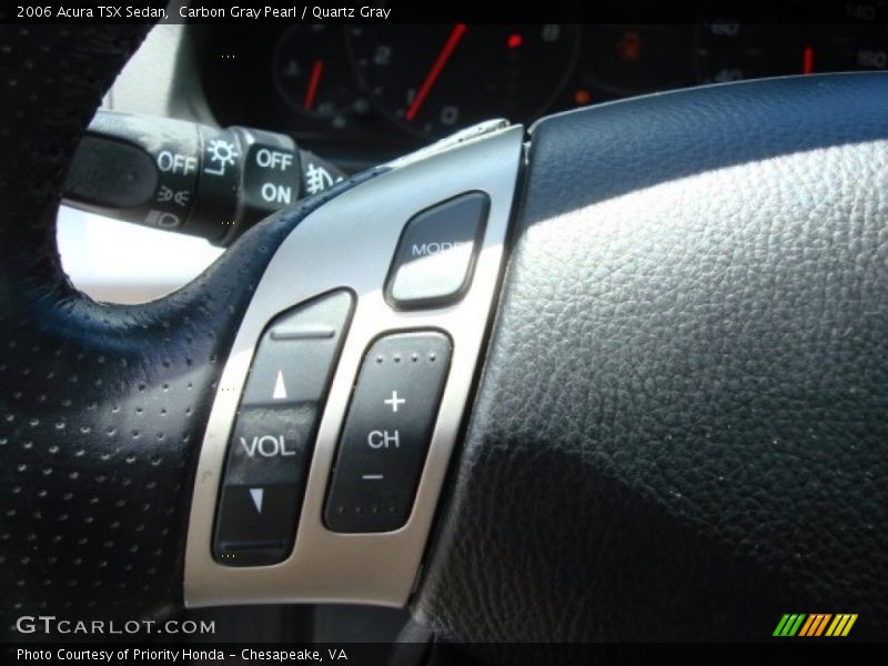 Carbon Gray Pearl / Quartz Gray 2006 Acura TSX Sedan