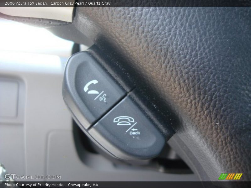 Carbon Gray Pearl / Quartz Gray 2006 Acura TSX Sedan