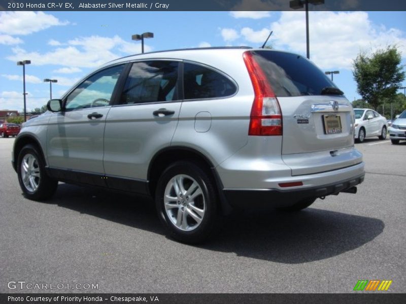 Alabaster Silver Metallic / Gray 2010 Honda CR-V EX