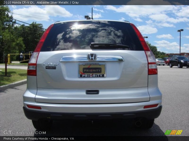 Alabaster Silver Metallic / Gray 2010 Honda CR-V EX