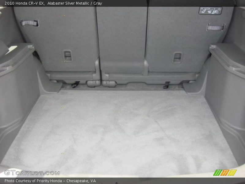 Alabaster Silver Metallic / Gray 2010 Honda CR-V EX