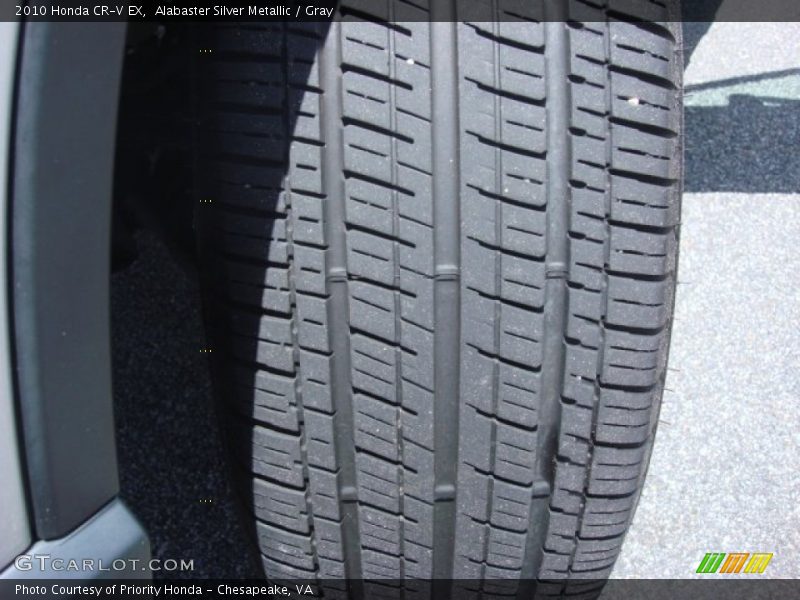 Alabaster Silver Metallic / Gray 2010 Honda CR-V EX