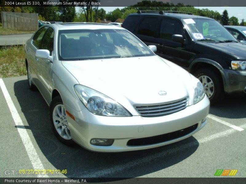 Millennium Silver Metallic / Black 2004 Lexus ES 330