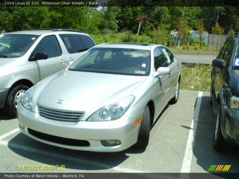 Millennium Silver Metallic / Black 2004 Lexus ES 330
