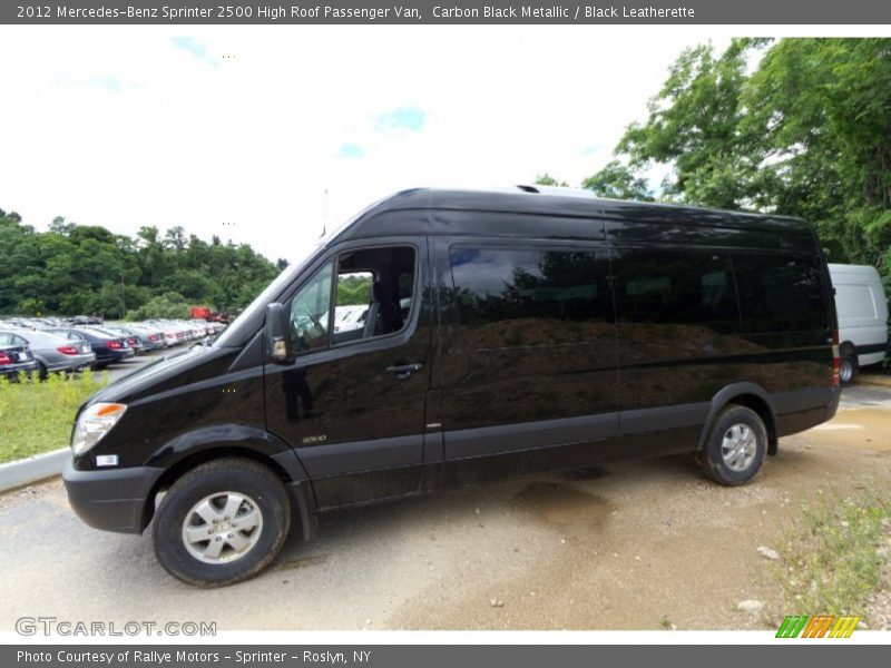 Carbon Black Metallic / Black Leatherette 2012 Mercedes-Benz Sprinter 2500 High Roof Passenger Van