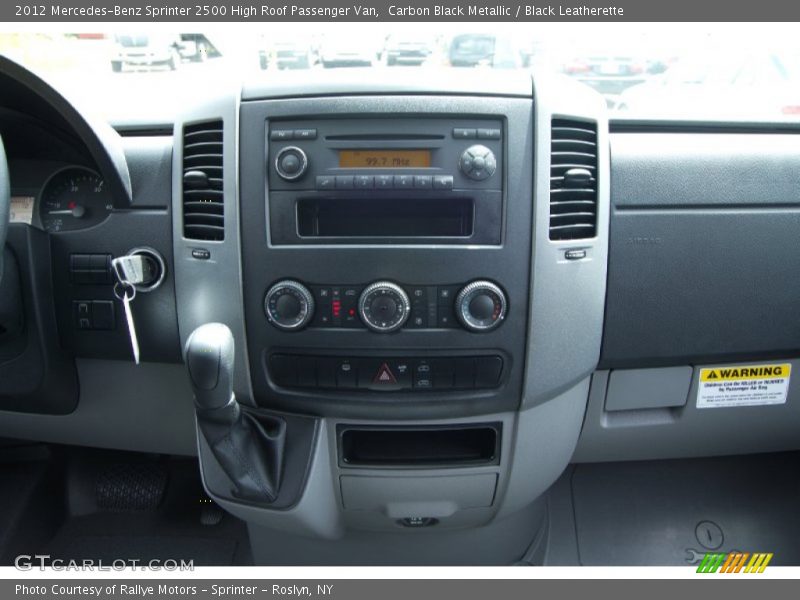 Controls of 2012 Sprinter 2500 High Roof Passenger Van