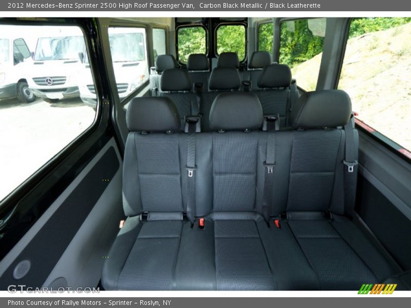  2012 Sprinter 2500 High Roof Passenger Van Black Leatherette Interior