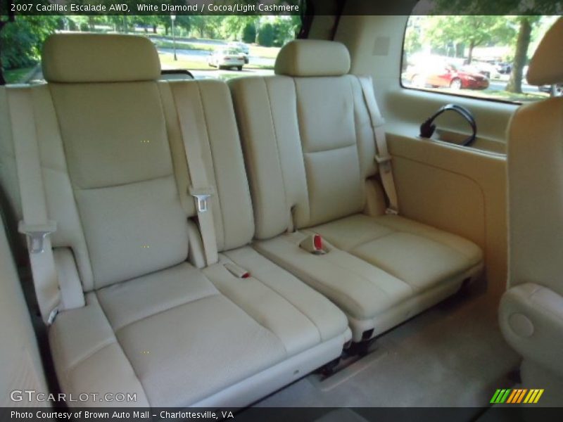 White Diamond / Cocoa/Light Cashmere 2007 Cadillac Escalade AWD