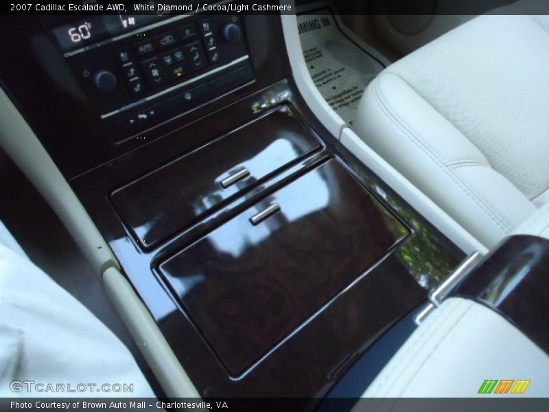 White Diamond / Cocoa/Light Cashmere 2007 Cadillac Escalade AWD