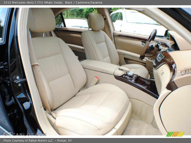 Black / Cashmere/Savanna 2010 Mercedes-Benz S 550 4Matic Sedan