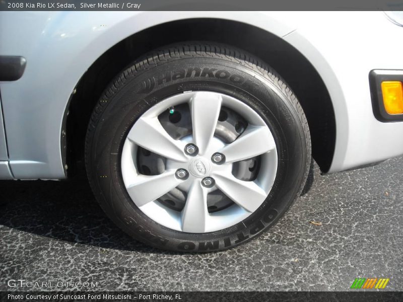 Silver Metallic / Gray 2008 Kia Rio LX Sedan