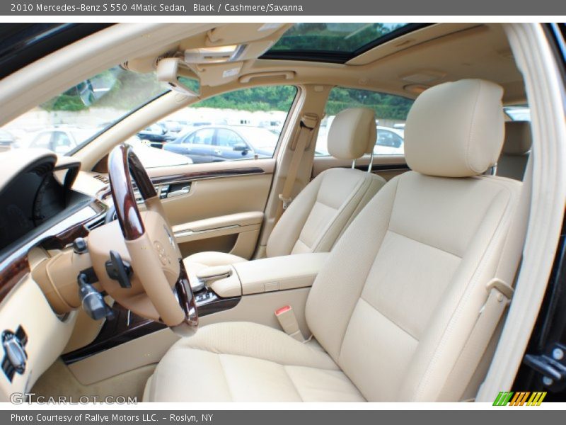 Black / Cashmere/Savanna 2010 Mercedes-Benz S 550 4Matic Sedan
