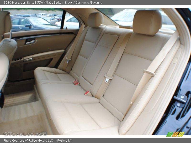 Black / Cashmere/Savanna 2010 Mercedes-Benz S 550 4Matic Sedan