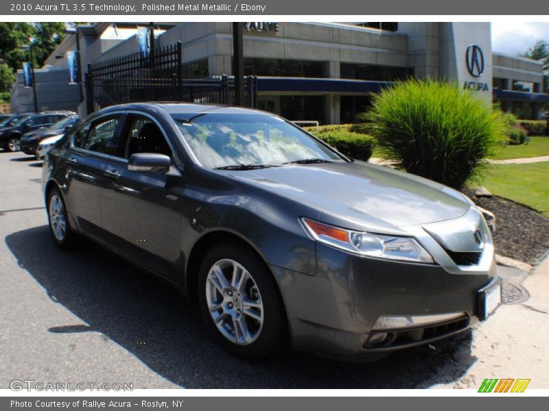 Polished Metal Metallic / Ebony 2010 Acura TL 3.5 Technology