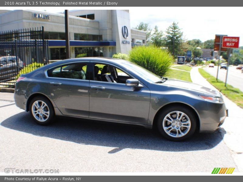 Polished Metal Metallic / Ebony 2010 Acura TL 3.5 Technology
