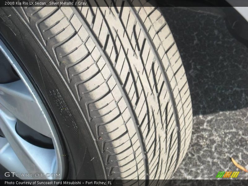 Silver Metallic / Gray 2008 Kia Rio LX Sedan