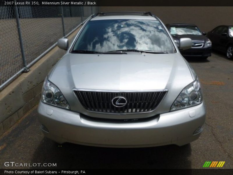 Millennium Silver Metallic / Black 2007 Lexus RX 350