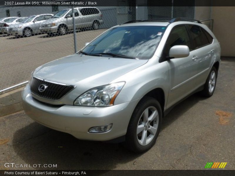 Millennium Silver Metallic / Black 2007 Lexus RX 350