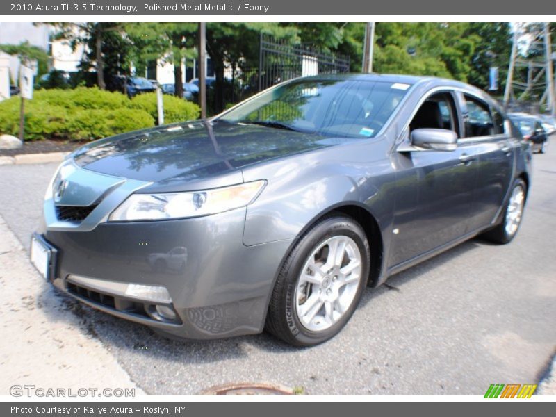 Polished Metal Metallic / Ebony 2010 Acura TL 3.5 Technology