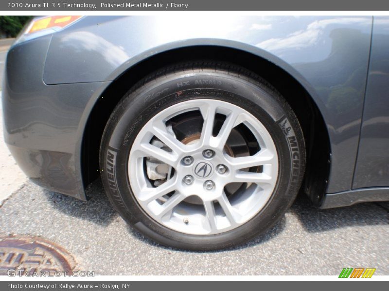 Polished Metal Metallic / Ebony 2010 Acura TL 3.5 Technology