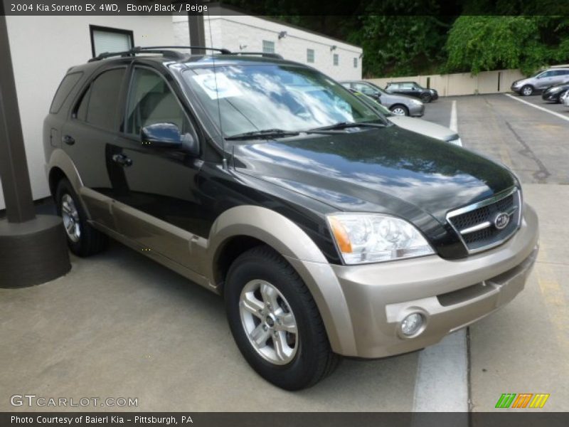 Ebony Black / Beige 2004 Kia Sorento EX 4WD