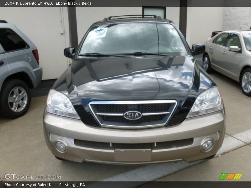 Ebony Black / Beige 2004 Kia Sorento EX 4WD
