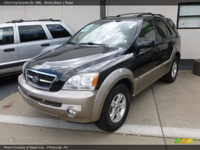 Ebony Black / Beige 2004 Kia Sorento EX 4WD