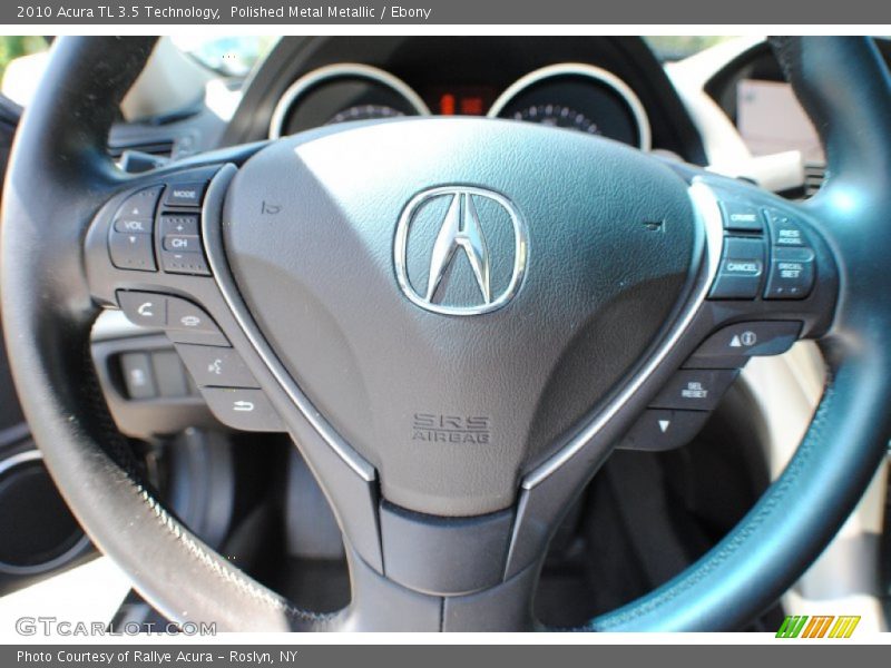 Polished Metal Metallic / Ebony 2010 Acura TL 3.5 Technology