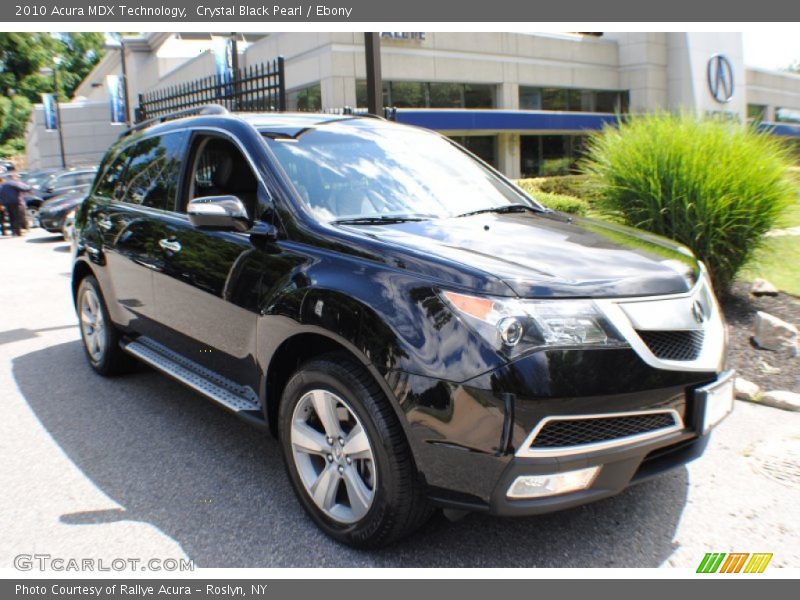 Crystal Black Pearl / Ebony 2010 Acura MDX Technology