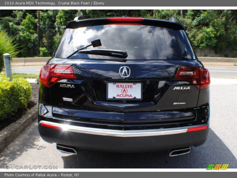 Crystal Black Pearl / Ebony 2010 Acura MDX Technology