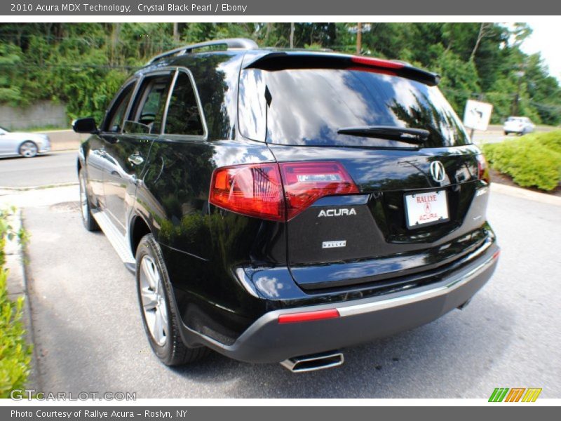 Crystal Black Pearl / Ebony 2010 Acura MDX Technology