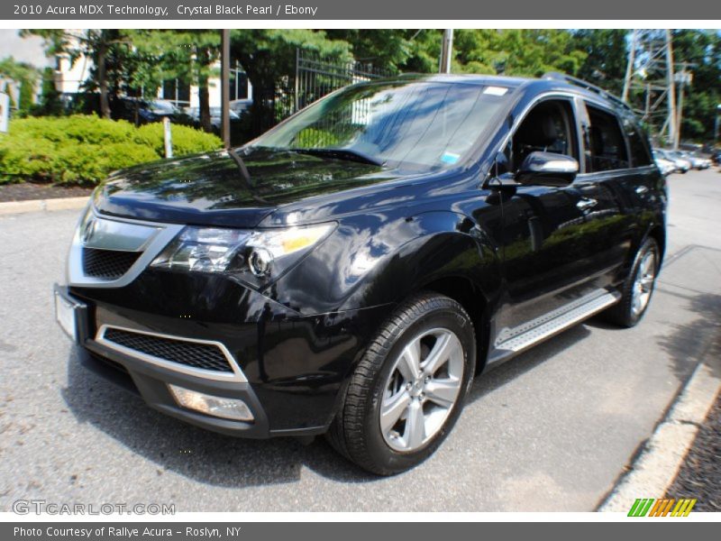 Crystal Black Pearl / Ebony 2010 Acura MDX Technology