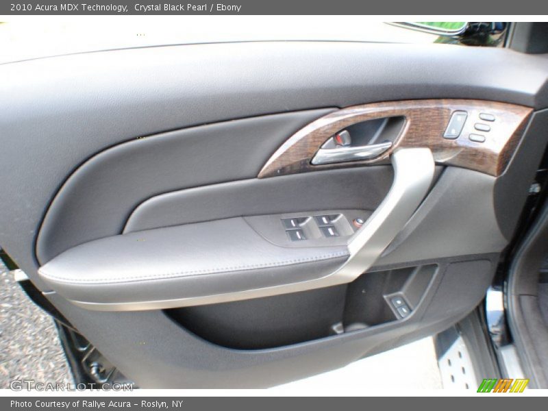 Crystal Black Pearl / Ebony 2010 Acura MDX Technology