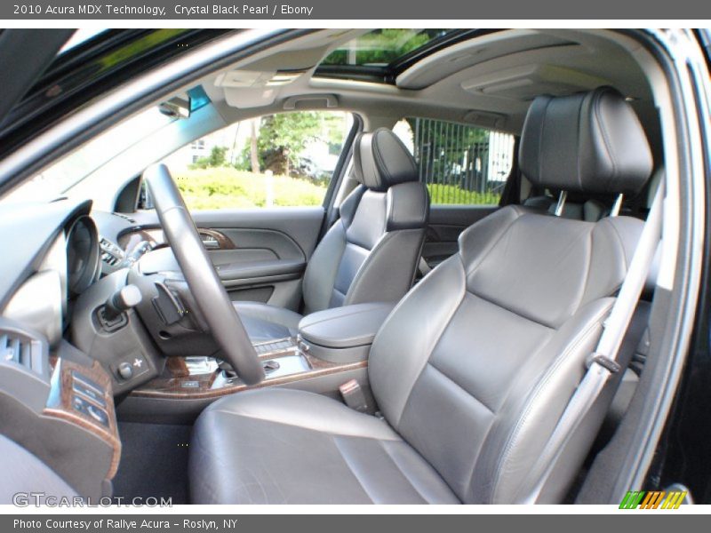 Crystal Black Pearl / Ebony 2010 Acura MDX Technology