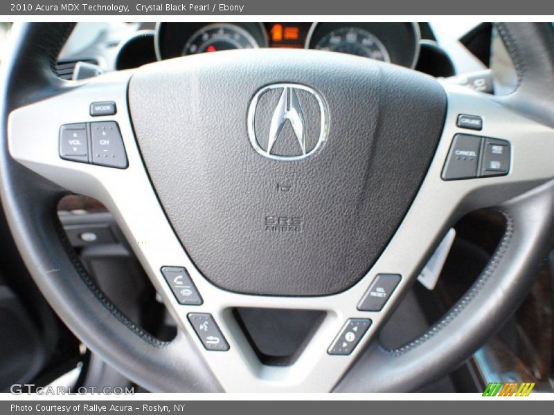 Crystal Black Pearl / Ebony 2010 Acura MDX Technology