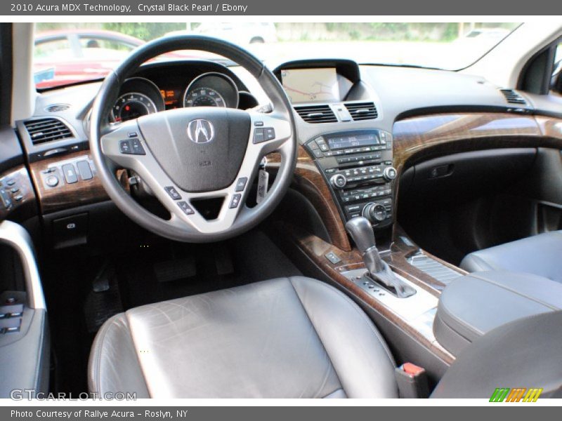 Crystal Black Pearl / Ebony 2010 Acura MDX Technology