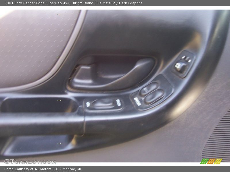 Bright Island Blue Metallic / Dark Graphite 2001 Ford Ranger Edge SuperCab 4x4