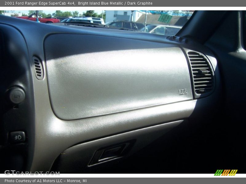 Bright Island Blue Metallic / Dark Graphite 2001 Ford Ranger Edge SuperCab 4x4