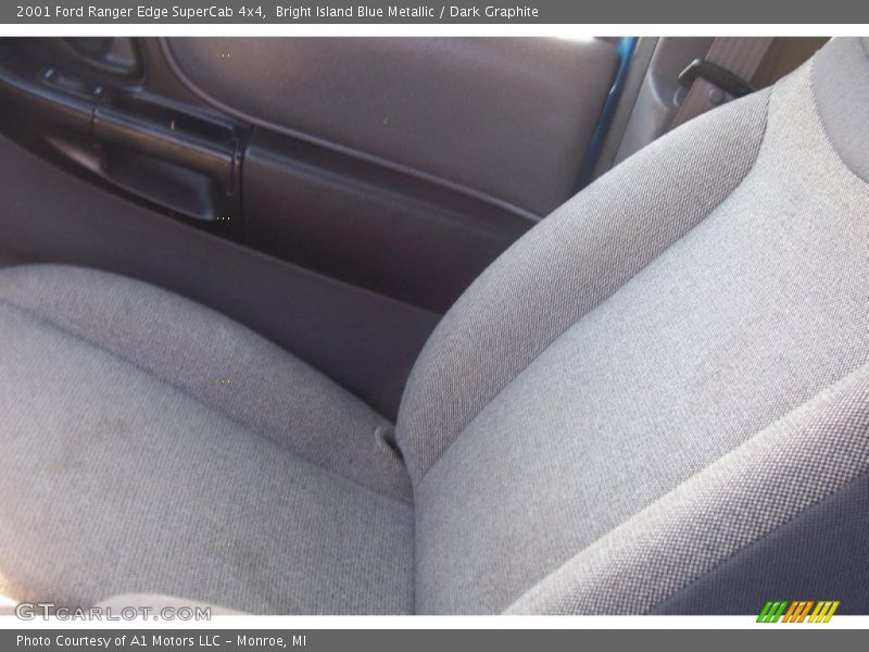 Bright Island Blue Metallic / Dark Graphite 2001 Ford Ranger Edge SuperCab 4x4