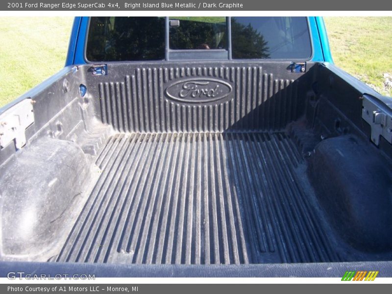 Bright Island Blue Metallic / Dark Graphite 2001 Ford Ranger Edge SuperCab 4x4